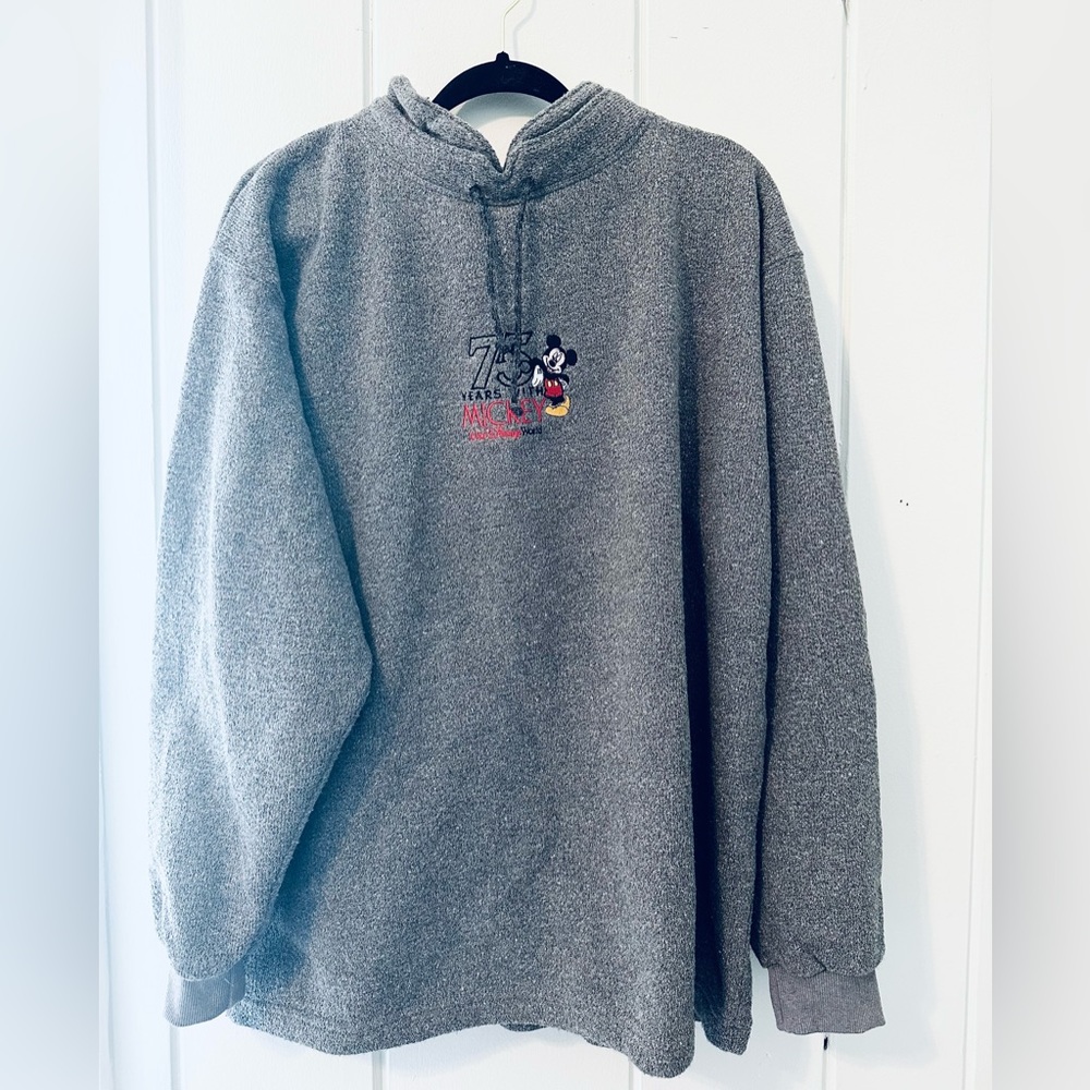 Vintage Disney Original Mickey Mouse Gray Sweatshirt / XL